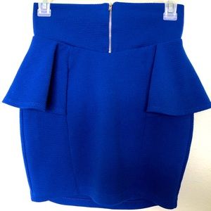 Blue Pencil Skirt